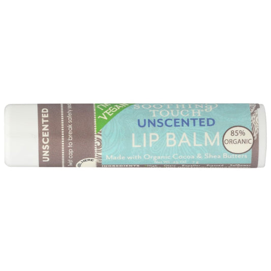 SOOTHING TOUCH: Lip Balm Vegan Unscented Tub 0.25 OZ (Pack of 6) - Beauty & Body Care - SOOTHING TOUCH