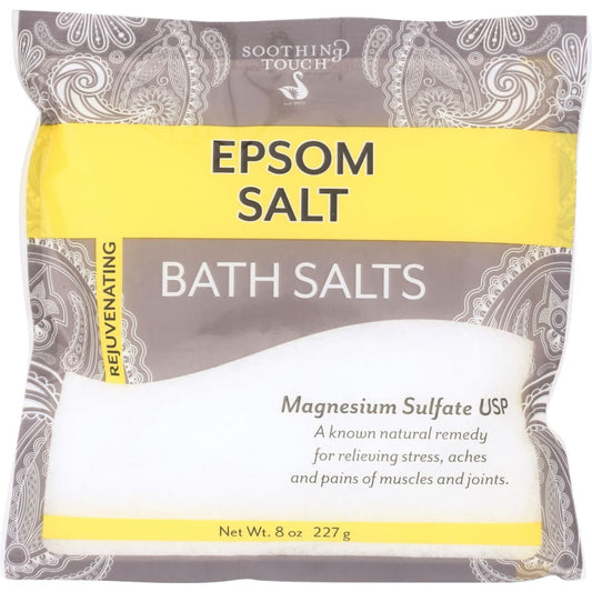 SOOTHING TOUCH: Salt Epsom 8 oz (Pack of 6) - Beauty & Body Care > Soap and Bath Preparations > Bath Salts & Fragrance - SOOTHING TOUCH
