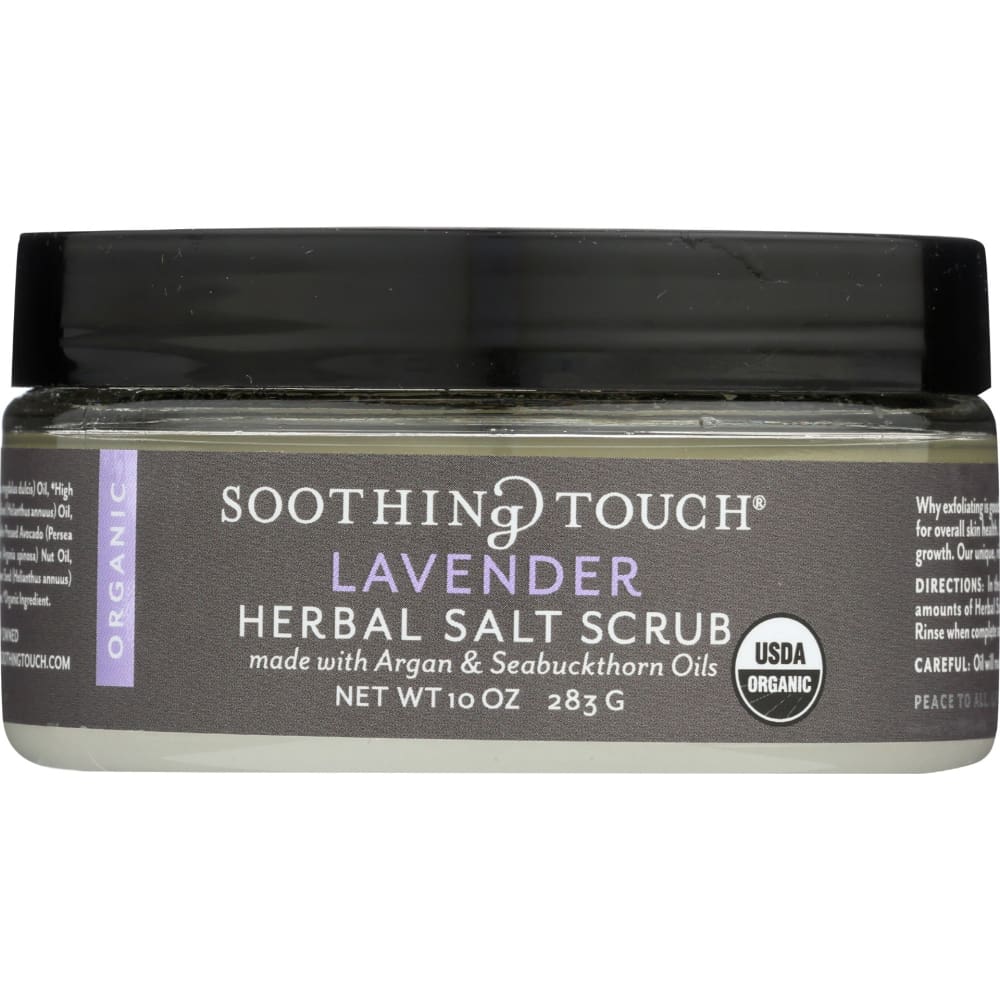 SOOTHING TOUCH: Scrub Lavender Herbl Salt 10 oz (Pack of 4) - Beauty & Body Care > Soap and Bath Preparations > Bath Salts & Fragrance -