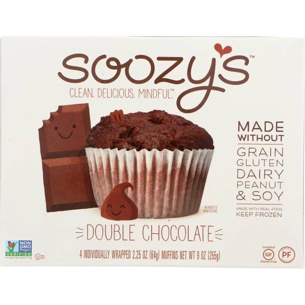 Soozys Soozys Double Chocolate Muffin, 9 oz