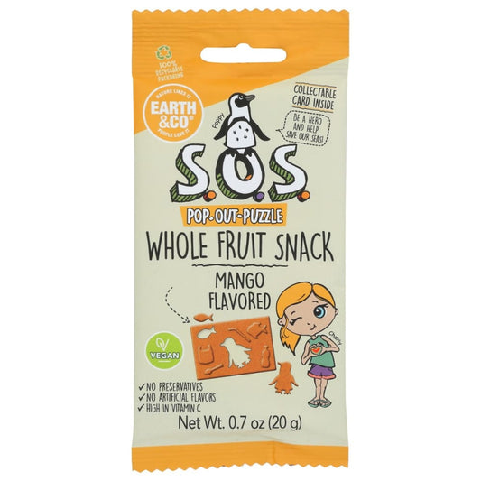 SOS FRUIT SNACKS: Fruit Snacks Mango 3.5 OZ (Pack of 4) - Fruit Snacks - SOS FRUIT SNACKS