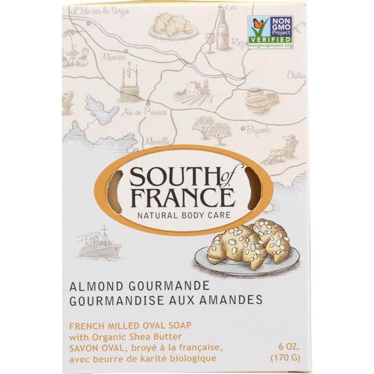SOUTH OF FRANCE South Of France French Milled Oval Soap Almond Gourmande, 6 Oz