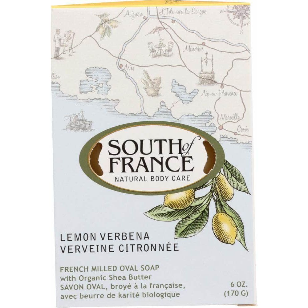 SOUTH OF FRANCE South Of France French Milled Oval Soap Lemon Verbena, 6 Oz