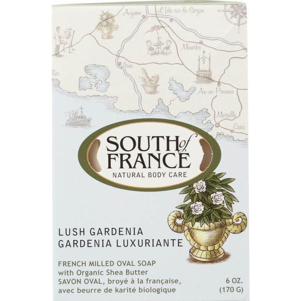 South Of France South Of France Lush Gardenia Bar Soap, 6 oz
