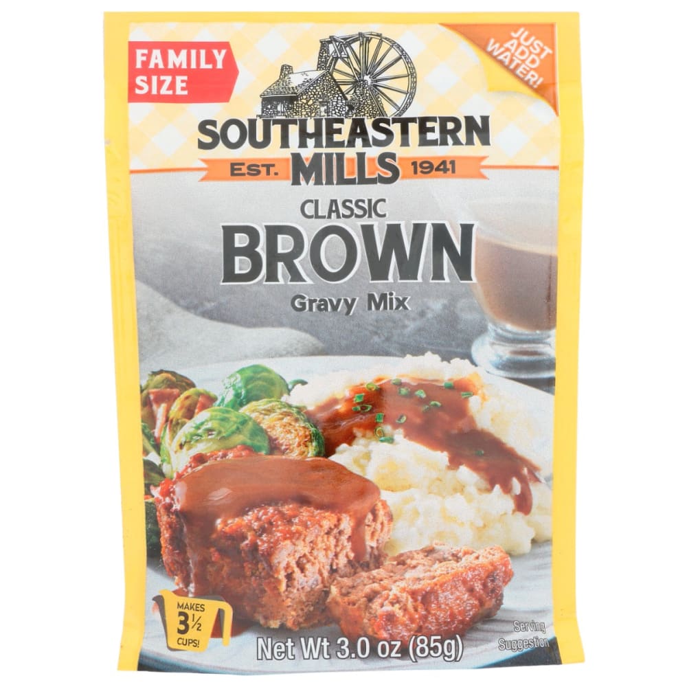 SOUTHEASTERN MILLS: Mix Gravy Clssc Brwn 3 OZ (Pack of 6) - Grocery > Cooking & Baking > Seasonings - SOUTHEASTERN MILLS