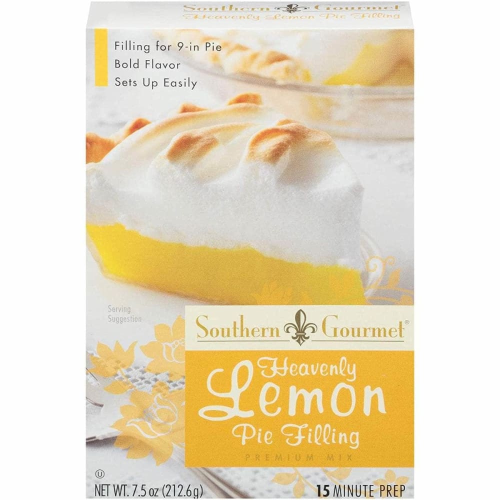 SOUTHERN GOURMET Grocery > Cooking & Baking > Baking Ingredients SOUTHERN GOURMET: Heavenly Lemon Meringue Pie Filling, 7.5 oz