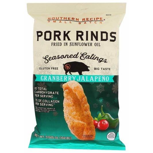 SOUTHERN RECIPE SMALL BATCH SOUTHERN RECIPE SMALL BATCH Pork Rinds Jalpno Cranbry, 3.625 oz