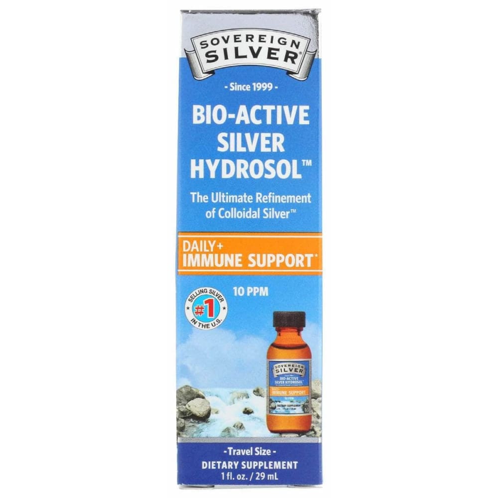 SOVEREIGN SILVER Health > Vitamins & Supplements SOVEREIGN SILVER: Bio Active Silver Hydrosol Twist Top, 1 oz