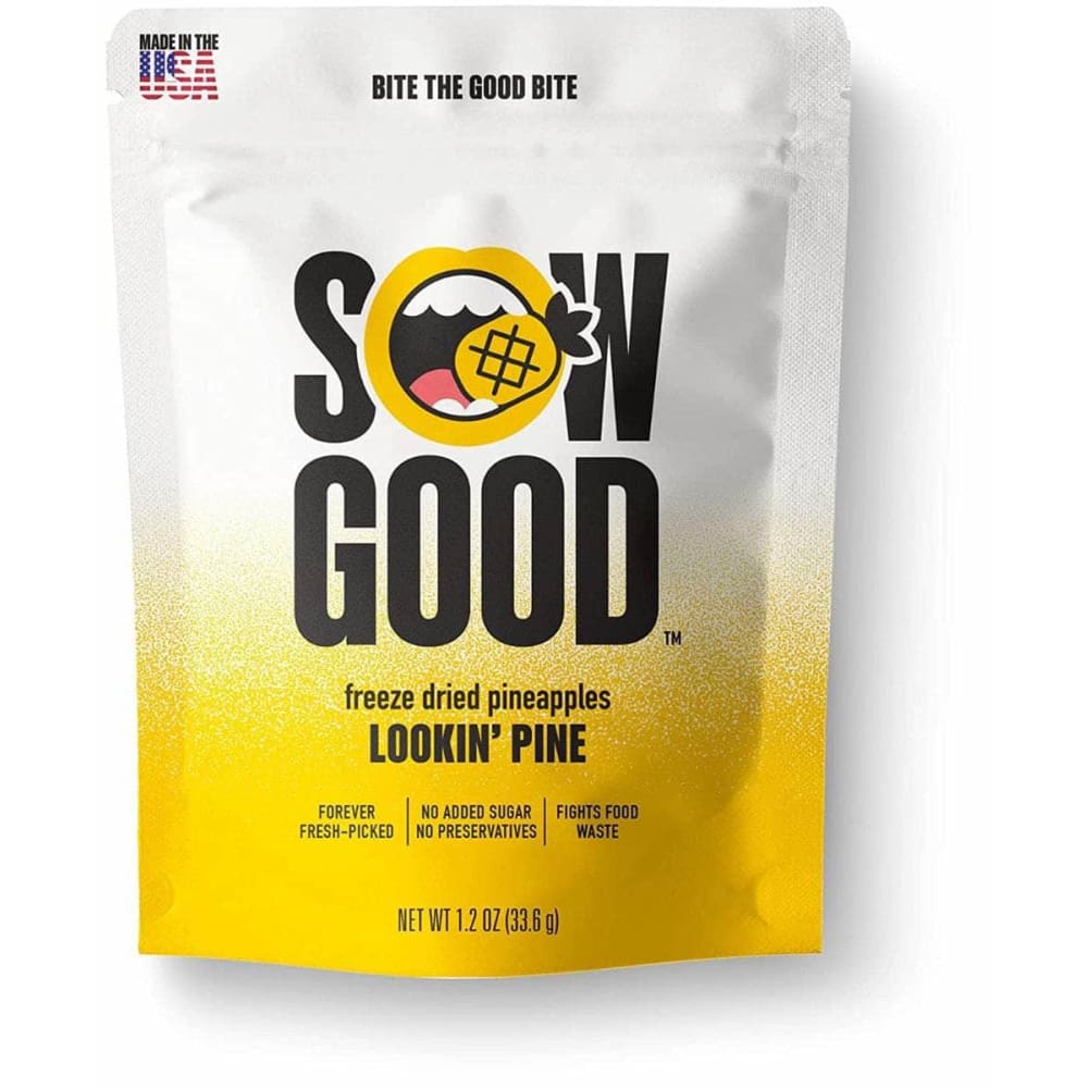 Sow Good Grocery > Snacks > Fruit Snacks SOW GOOD: Freeze Dried Pineapple Snack, 1.2 oz