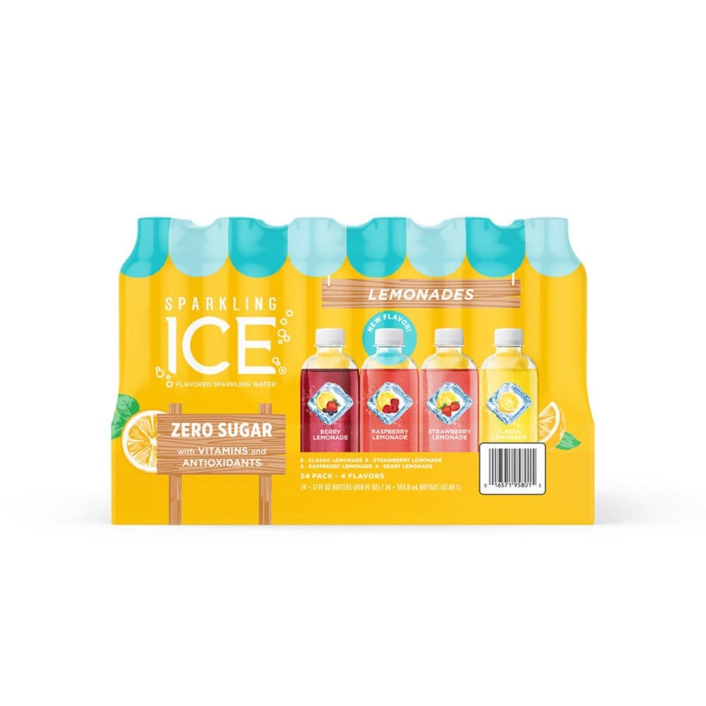Sparkling Ice Lemonade Variety Pack (17 fl. oz. 24 pk.) - Bottled and Sparkling Water - Sparkling
