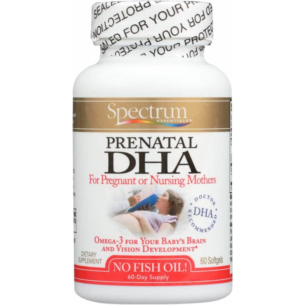 Spectrum Organic Products Spectrum Essentials Prenatal DHA, 60 Softgels