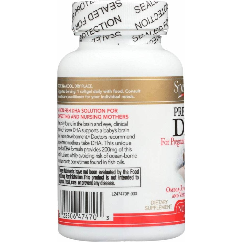 Spectrum Organic Products Spectrum Essentials Prenatal DHA, 60 Softgels