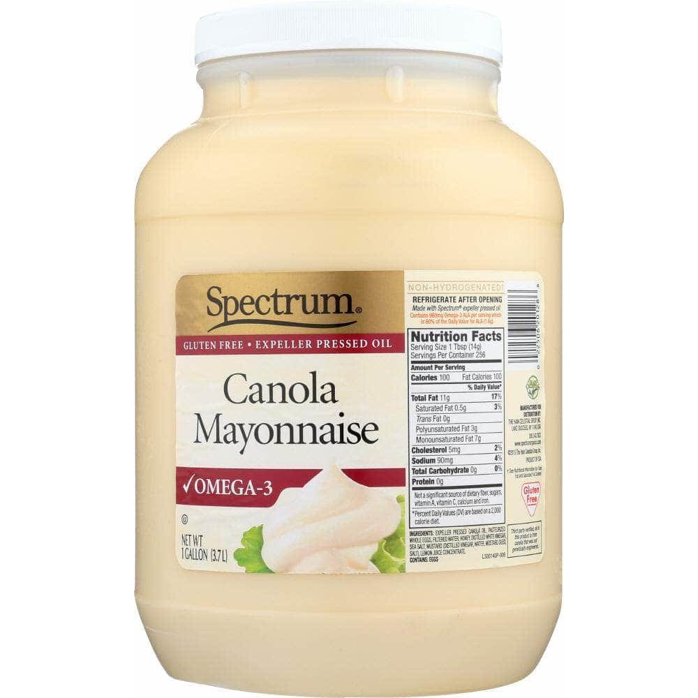 Spectrum Organic Products Spectrum Naturals Mayonnaise Canola, 1 ga