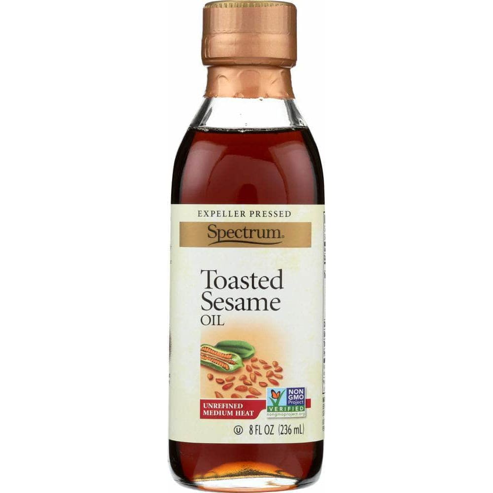 Spectrum Organic Products Spectrum Naturals Oil Sesame Toasted Unrefined, 8 oz