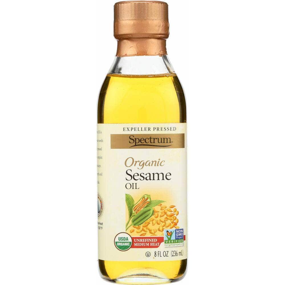 Spectrum Organic Products Spectrum Naturals Oil Sesame Unrefined, 8 oz
