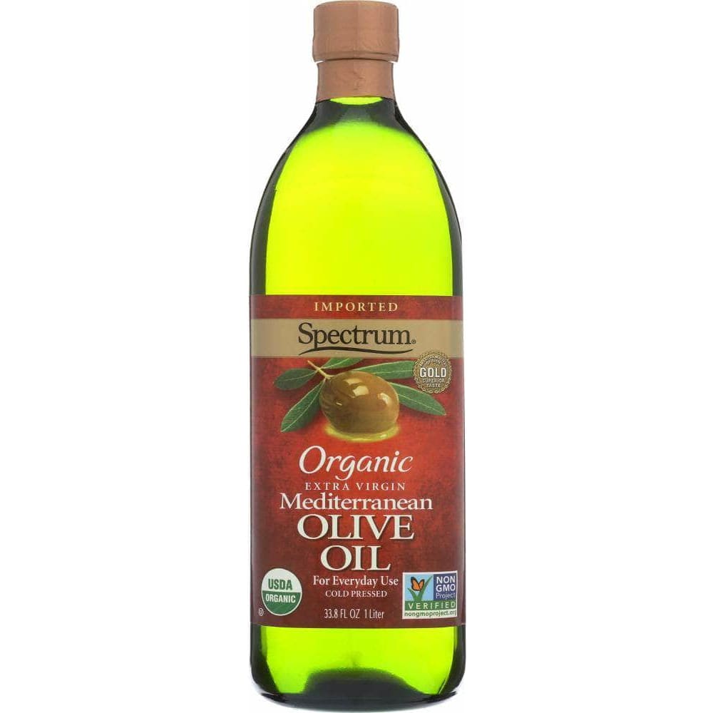 Spectrum Organic Products Spectrum Naturals Organic Extra Virgin Mediterranean Olive Oil, 33.8 oz