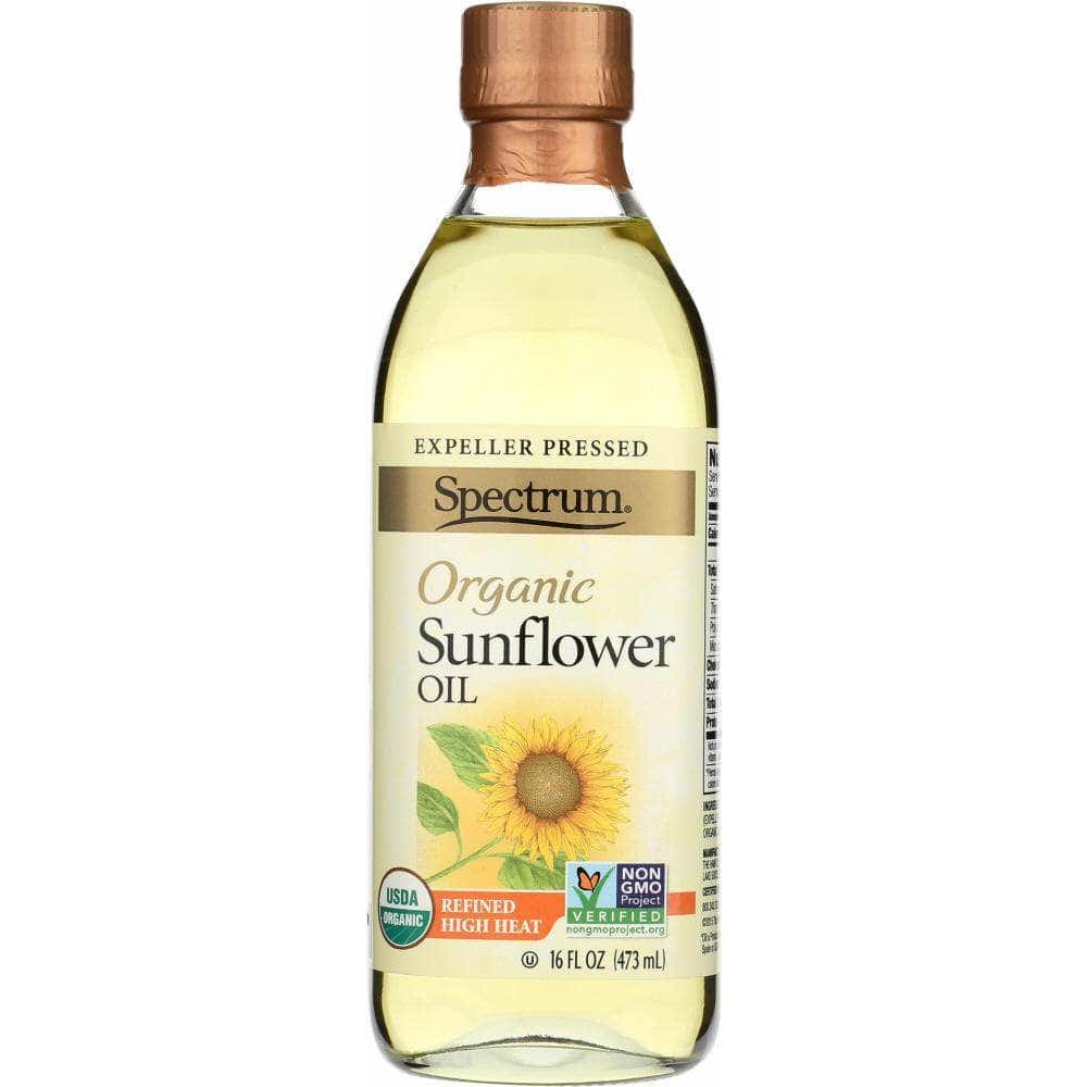Spectrum Organic Products Spectrum Naturals Organic Refined Sunflower Oil High Heat, 16 oz