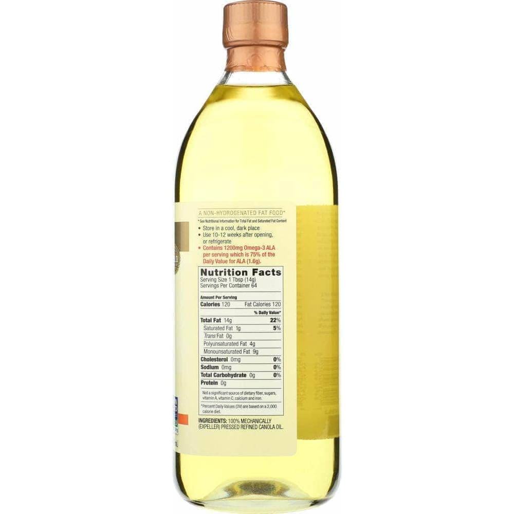 Spectrum Organic Products Spectrum Naturals Refined Canola Oil, 32 oz