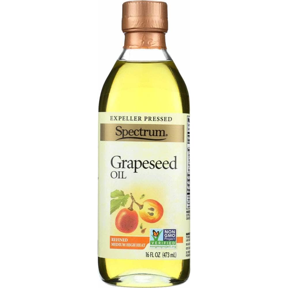 Spectrum Organic Products Spectrum Naturals Refined Grapeseed Oil, 16 oz