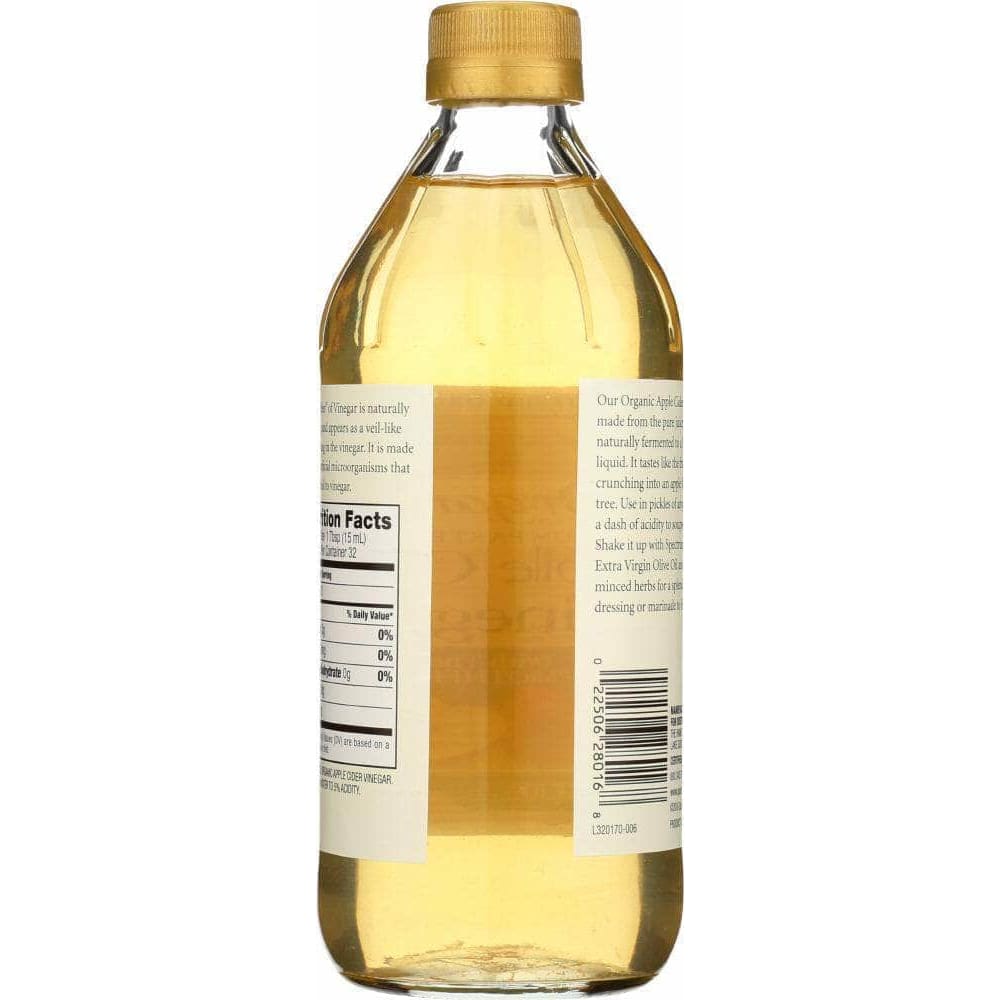 Spectrum Organic Products Spectrum Naturals Vinegar Apple Cider Filtered, 16 oz