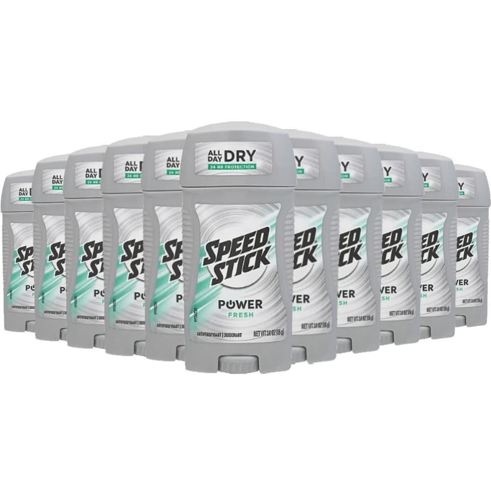 Speed Stick Antiperspirant Deodorant Power Fresh - 3.0 oz - 12 Pack - Solid - speed stick