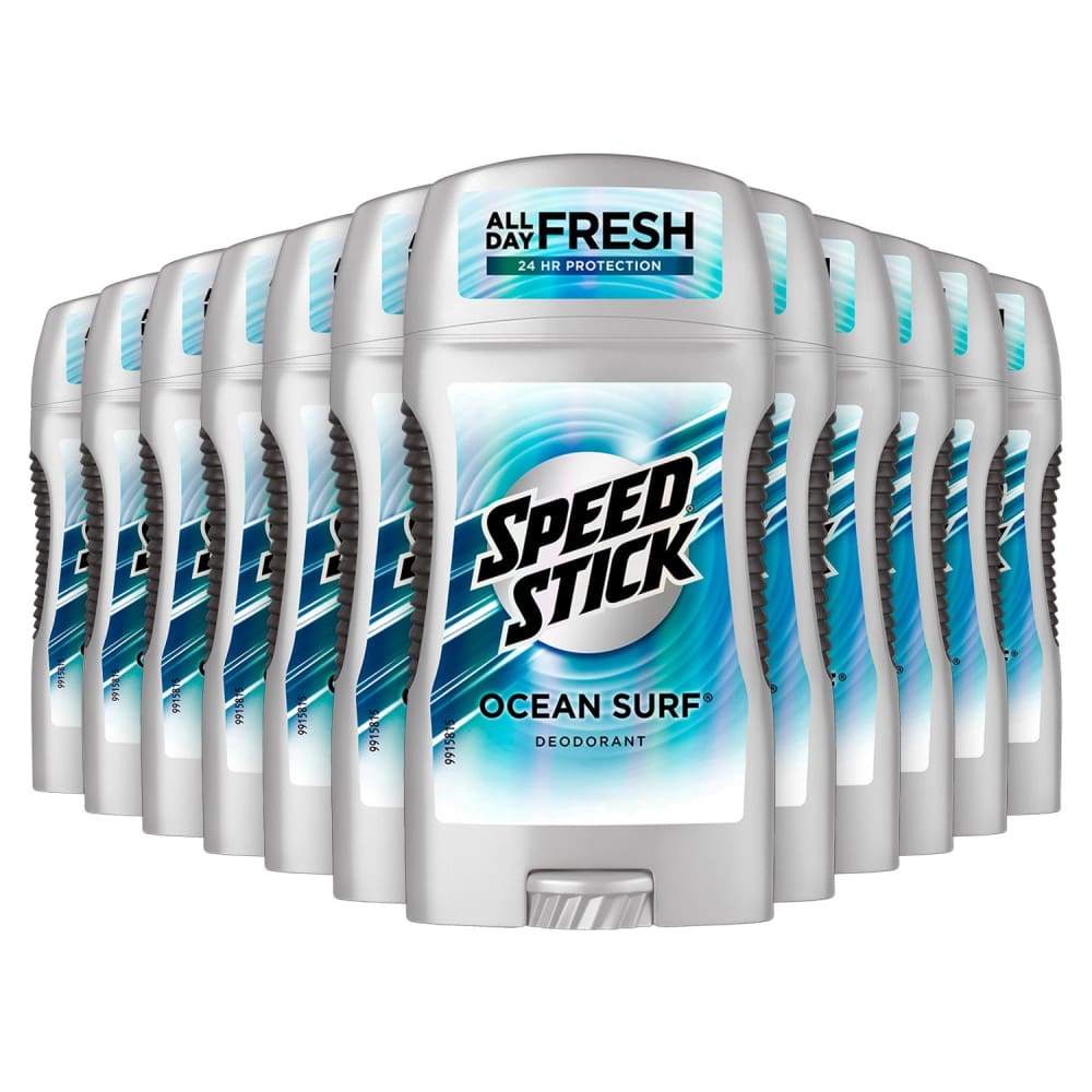 Speed Stick Deodorant Ocean Surf Bulk - 1.8 oz - 12 Pack - Solid - speed stick