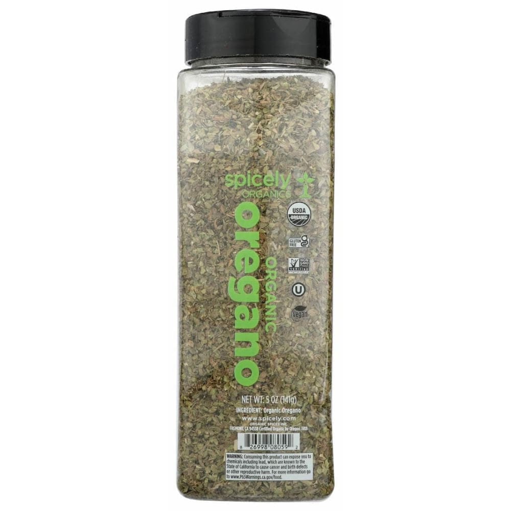 SPICELY ORGANICS SPICELY ORGANICS Organic Oregano Spice, 5 oz
