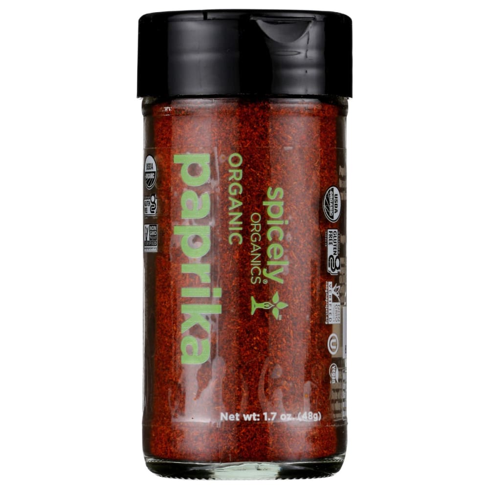 SPICELY ORGANICS: Seasoning Paprika Jar Organic 1.7 oz (Pack of 4) - SPICELY ORGANICS