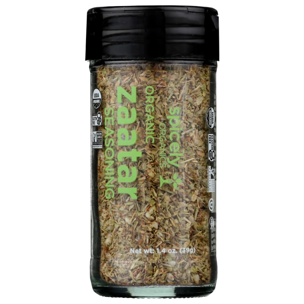 SPICELY ORGANICS: Seasoning Zaatar Jar 1.4 OZ (Pack of 4) - SPICELY ORGANICS
