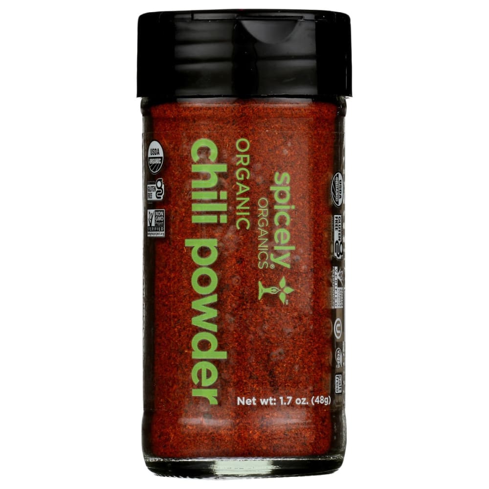 SPICELY ORGANICS: Spice Chili Powder Jar 1.7 oz (Pack of 4) - SPICELY ORGANICS