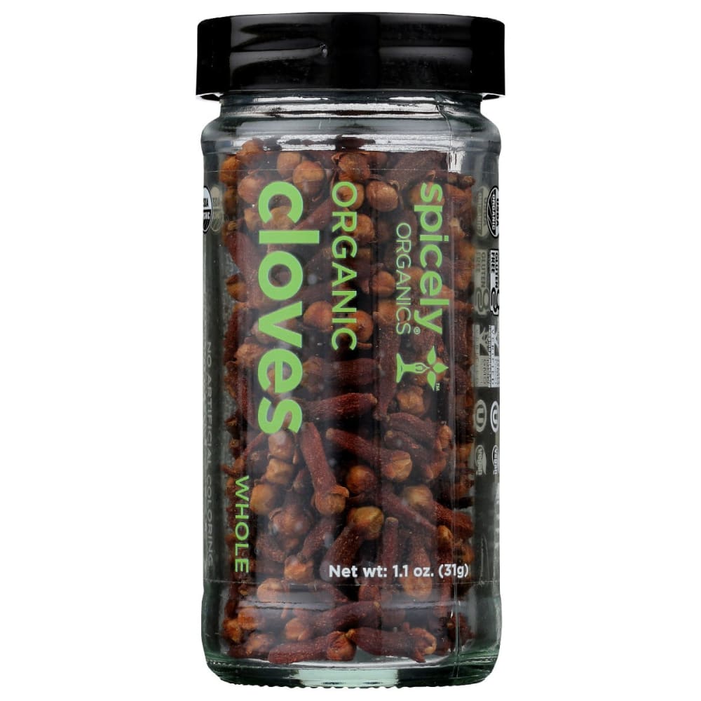 SPICELY ORGANICS: Spice Cloves Whole Jar 1.1 oz (Pack of 4) - SPICELY ORGANICS