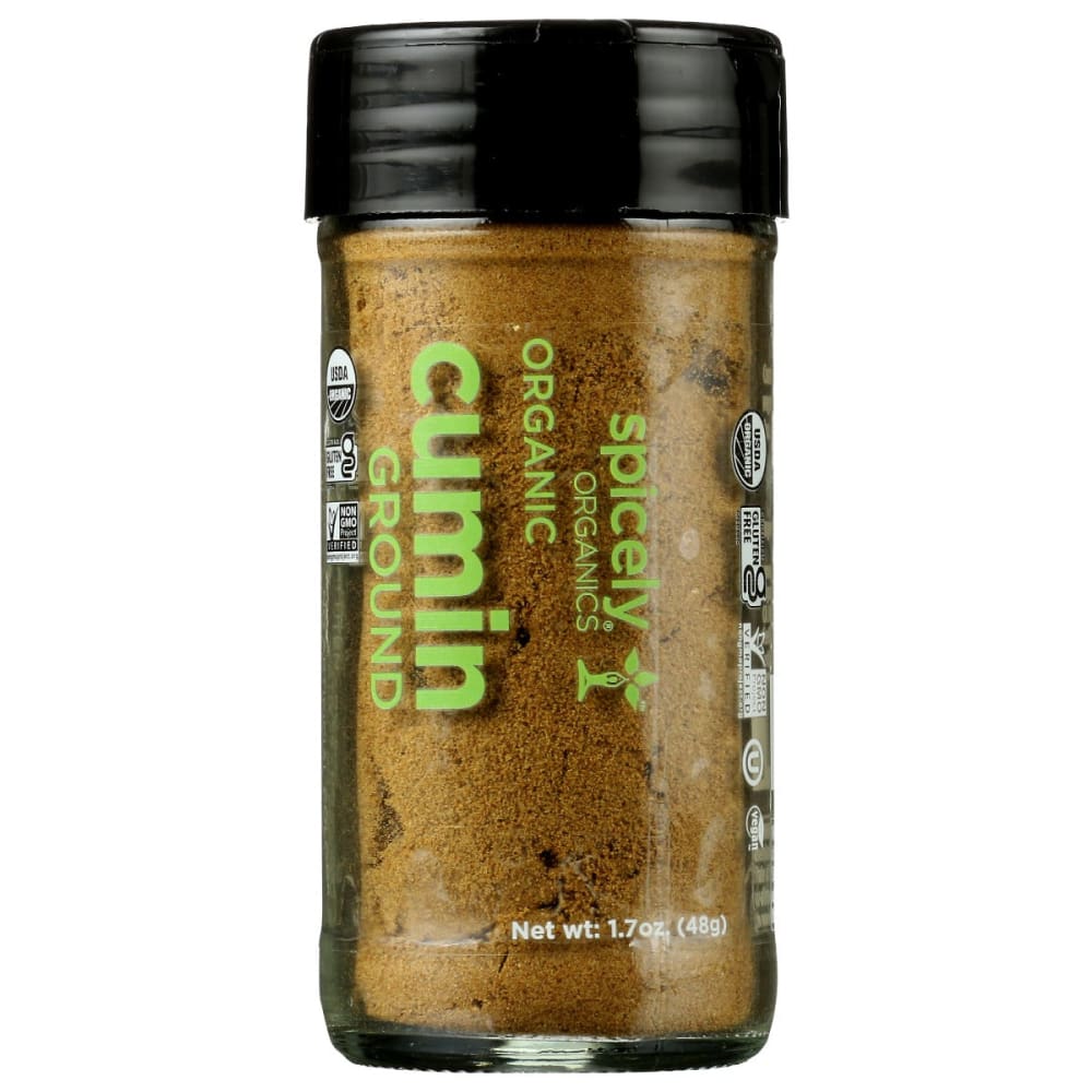 SPICELY ORGANICS: Spice Cumin Ground Jar 1.7 oz (Pack of 4) - SPICELY ORGANICS