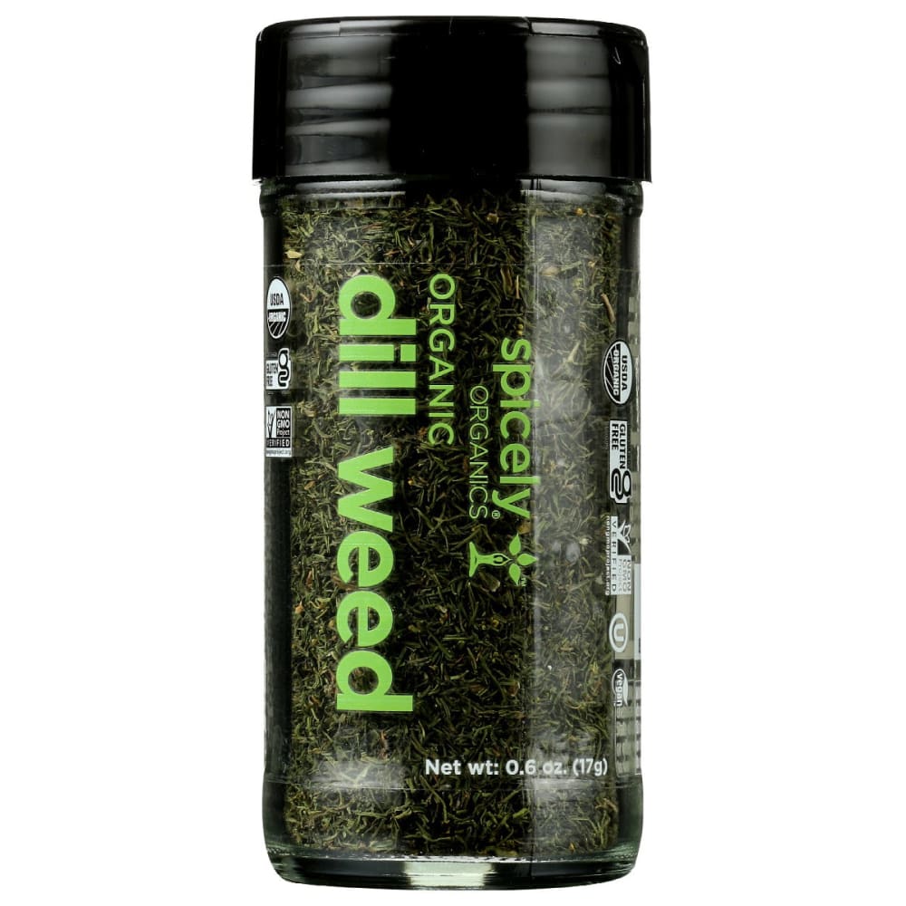 SPICELY ORGANICS: Spice Dill Weed Jar 0.6 oz (Pack of 4) - SPICELY ORGANICS