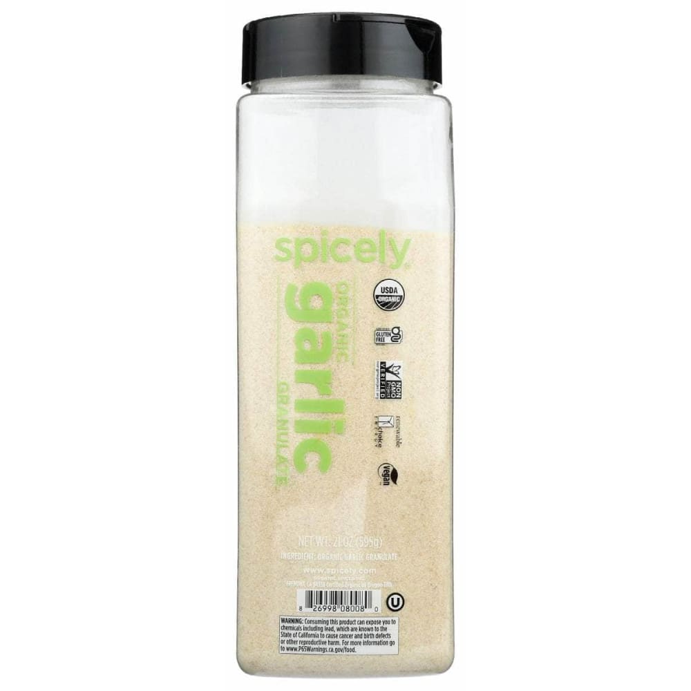 SPICELY ORGANICS SPICELY ORGANICS Spice Garlic Granules Org, 21 oz