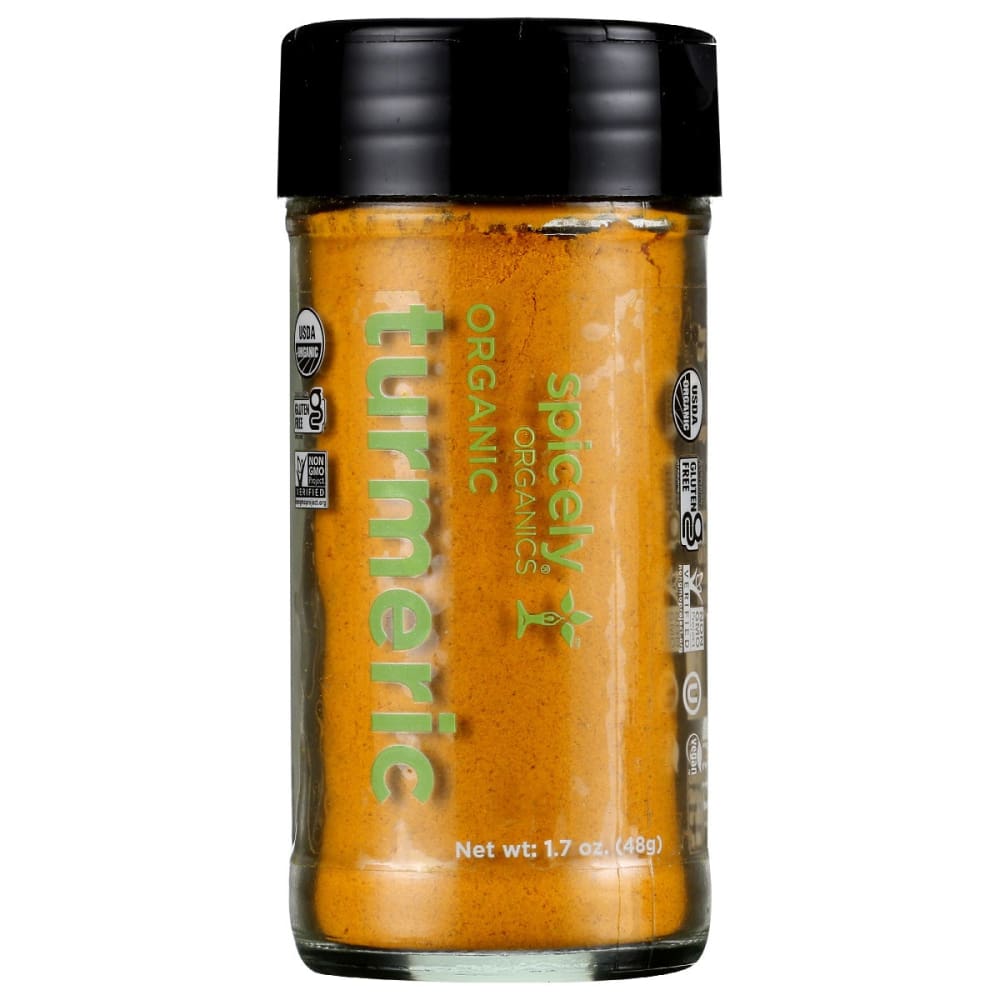 SPICELY ORGANICS: Spice Turmeric Jar 1.7 oz (Pack of 4) - SPICELY ORGANICS