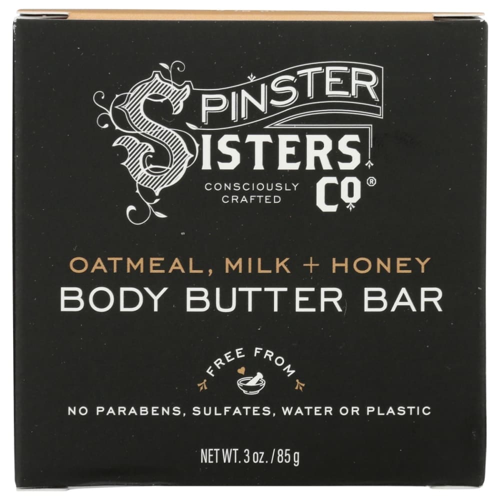 SPINSTER SISTERS CO: Bar Body Btr Otml Mlk Hny 3 OZ (Pack of 2) - SPINSTER SISTERS