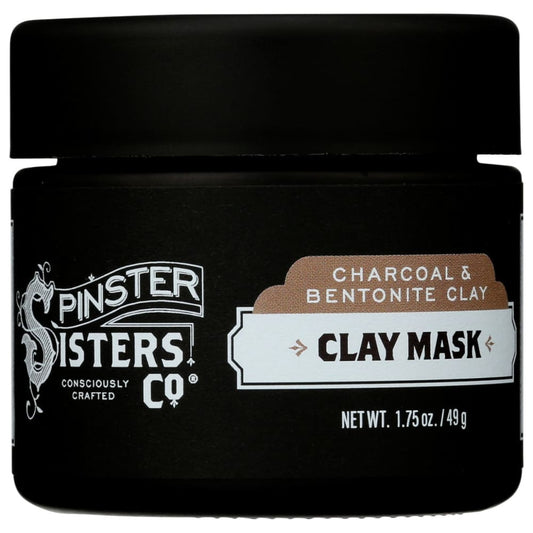 SPINSTER SISTERS CO: Clay Mask 1.75 oz - Beauty & Body Care > Skin Care > Facial Masks - Spinster Sisters
