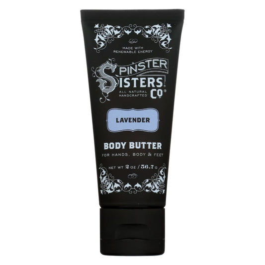 SPINSTER SISTERS CO: Lavender Body Butter 2 oz (Pack of 4) - Beauty & Body Care > Skin Care > Body Lotions & Cremes - SPINSTER SISTERS