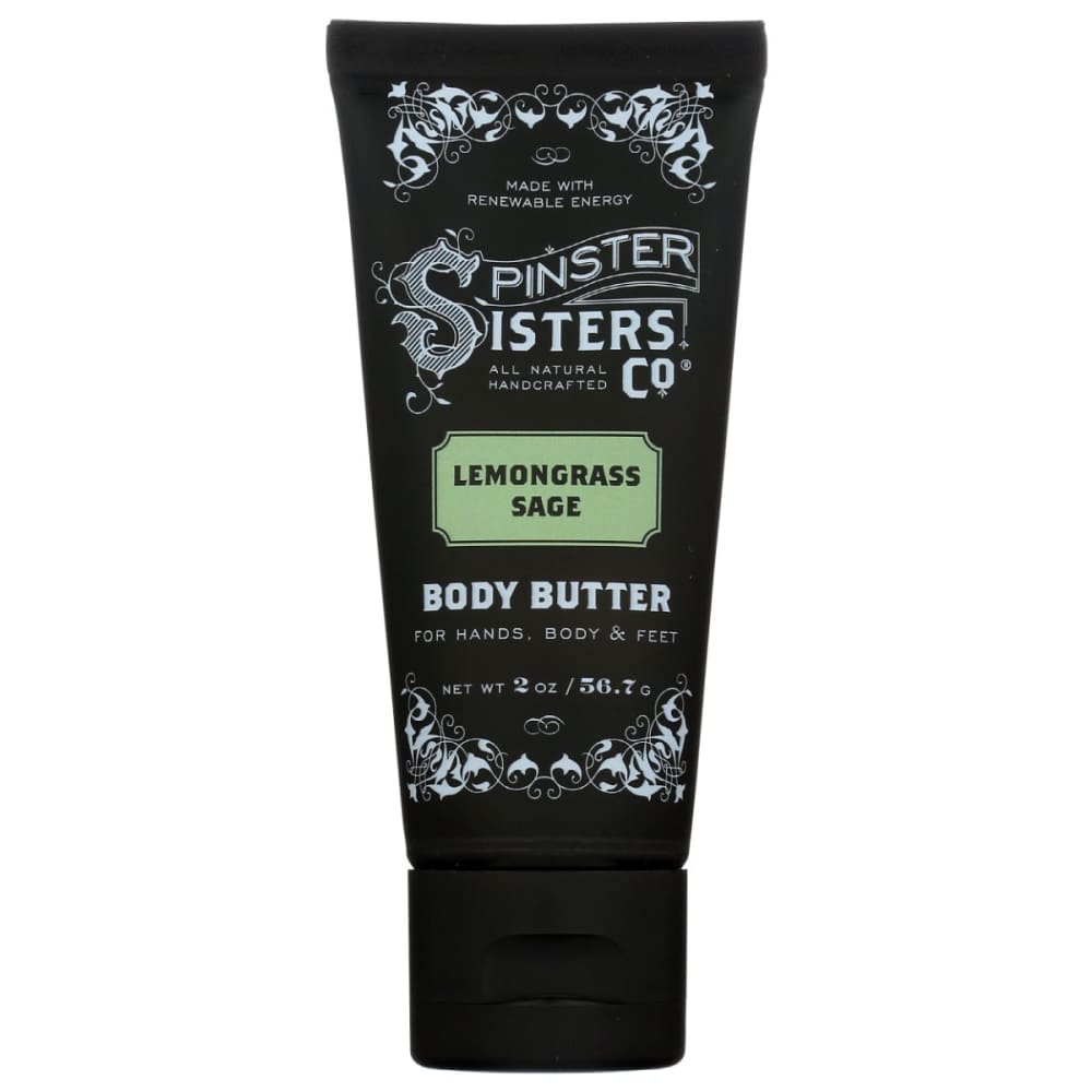 SPINSTER SISTERS CO: Lemongrass Sage Body Butter 2 oz (Pack of 4) - Beauty & Body Care > Skin Care > Body Lotions & Cremes - SPINSTER