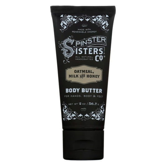 SPINSTER SISTERS CO: Oatmeal Milk and Honey Body Butter 2 oz (Pack of 4) - Beauty & Body Care > Skin Care > Body Lotions & Cremes - SPINSTER