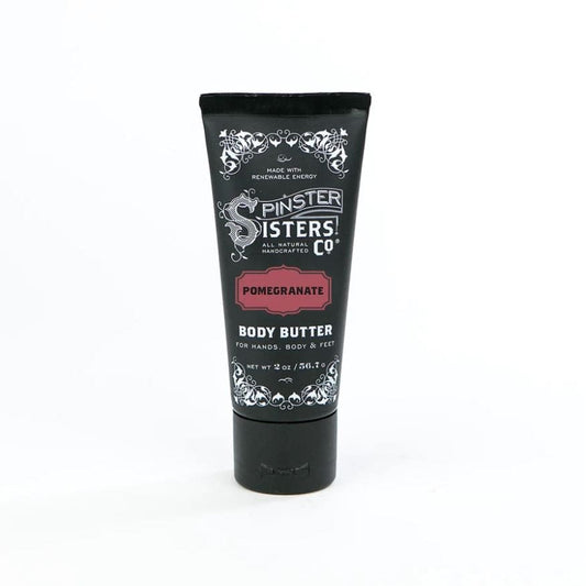 SPINSTER SISTERS CO: Pomegranate Body Butter 2 oz (Pack of 4) - Beauty & Body Care > Skin Care > Body Lotions & Cremes - SPINSTER SISTERS