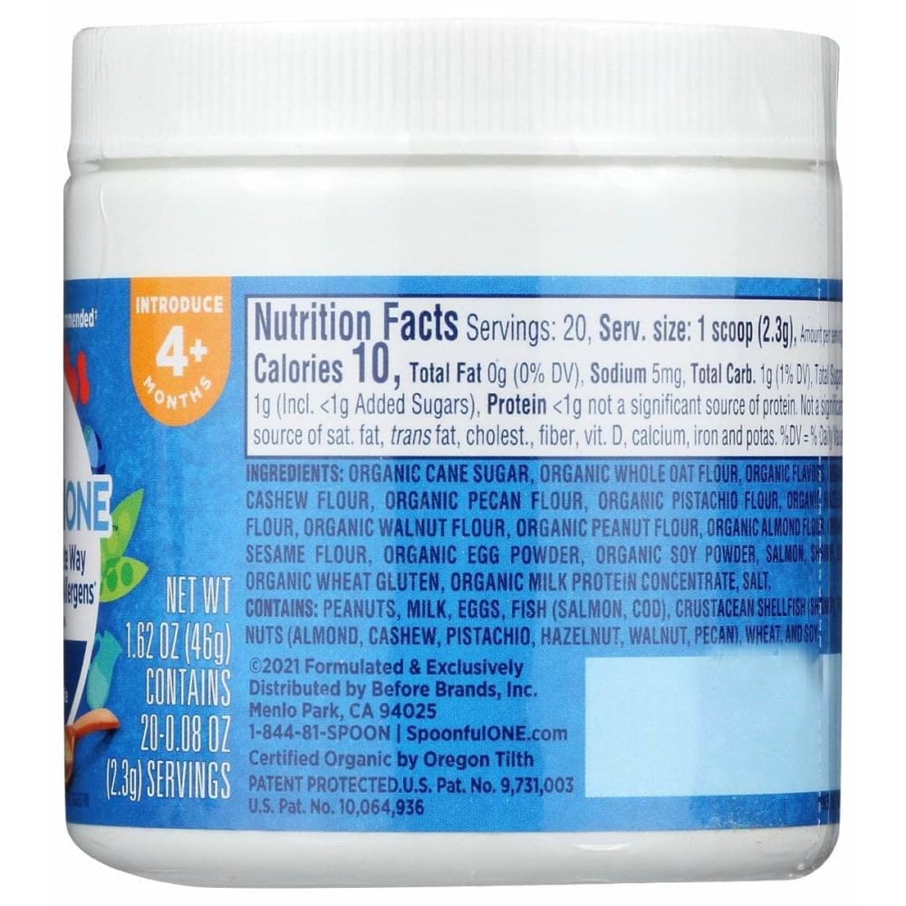 SPOONFUL ONE Spoonful One Mix Daily Allergen 20 Servings, 1.62 Oz