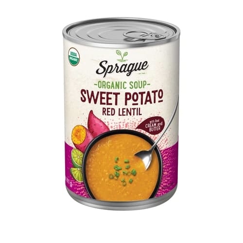 SPRAGUE: Organic Sweet Potato Red Lentil Soup 14.5 oz (Pack of 5) - Grocery > Soups & Stocks - SPRAGUE