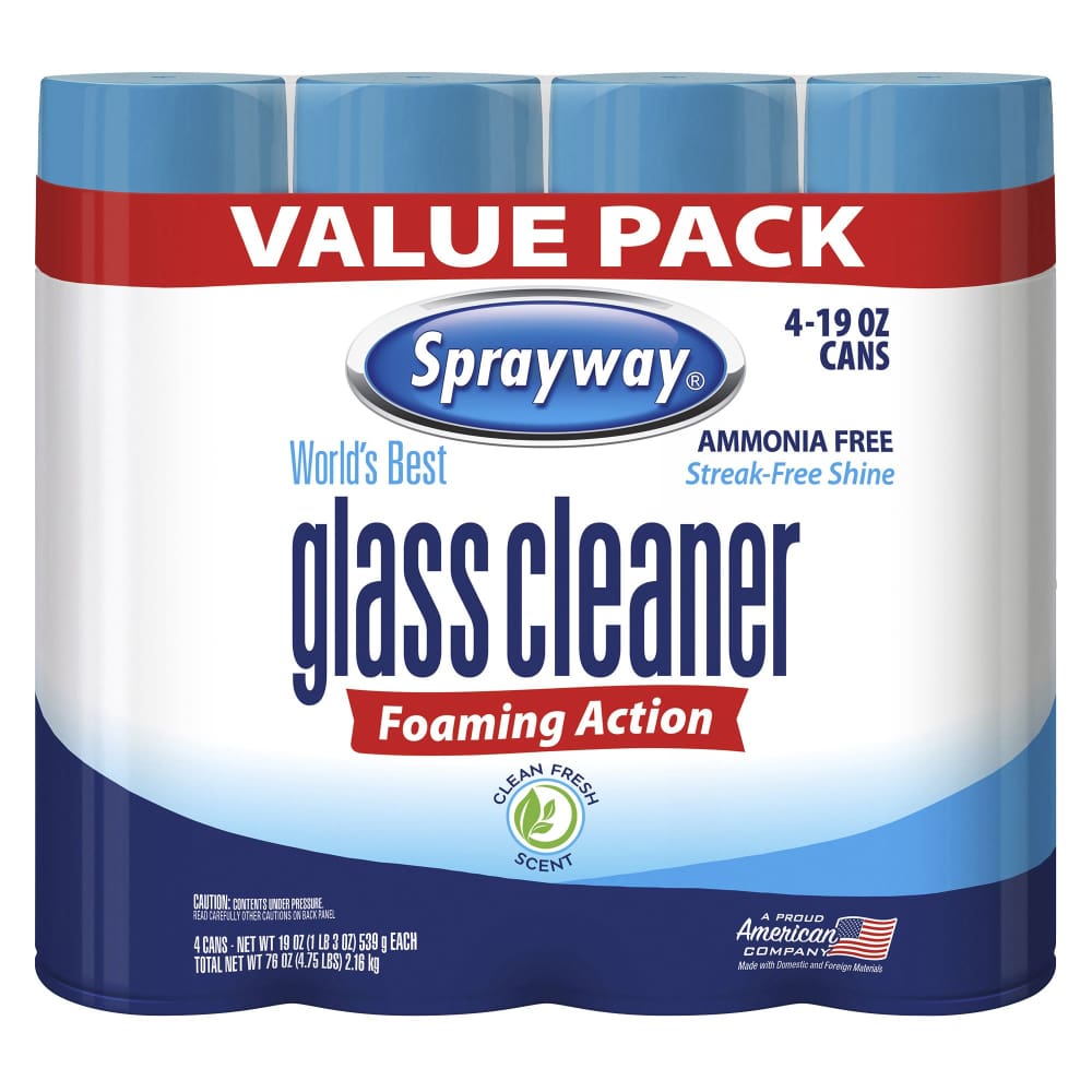 Sprayway Glass Cleaner 4 pk./ 19 oz. - Sprayway