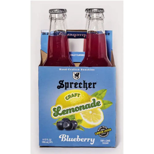 SPRECHER: Lemonade Bluberry 4Pk 48 FO (Pack of 6) - Grocery > Beverages > Sodas - SPRECHER