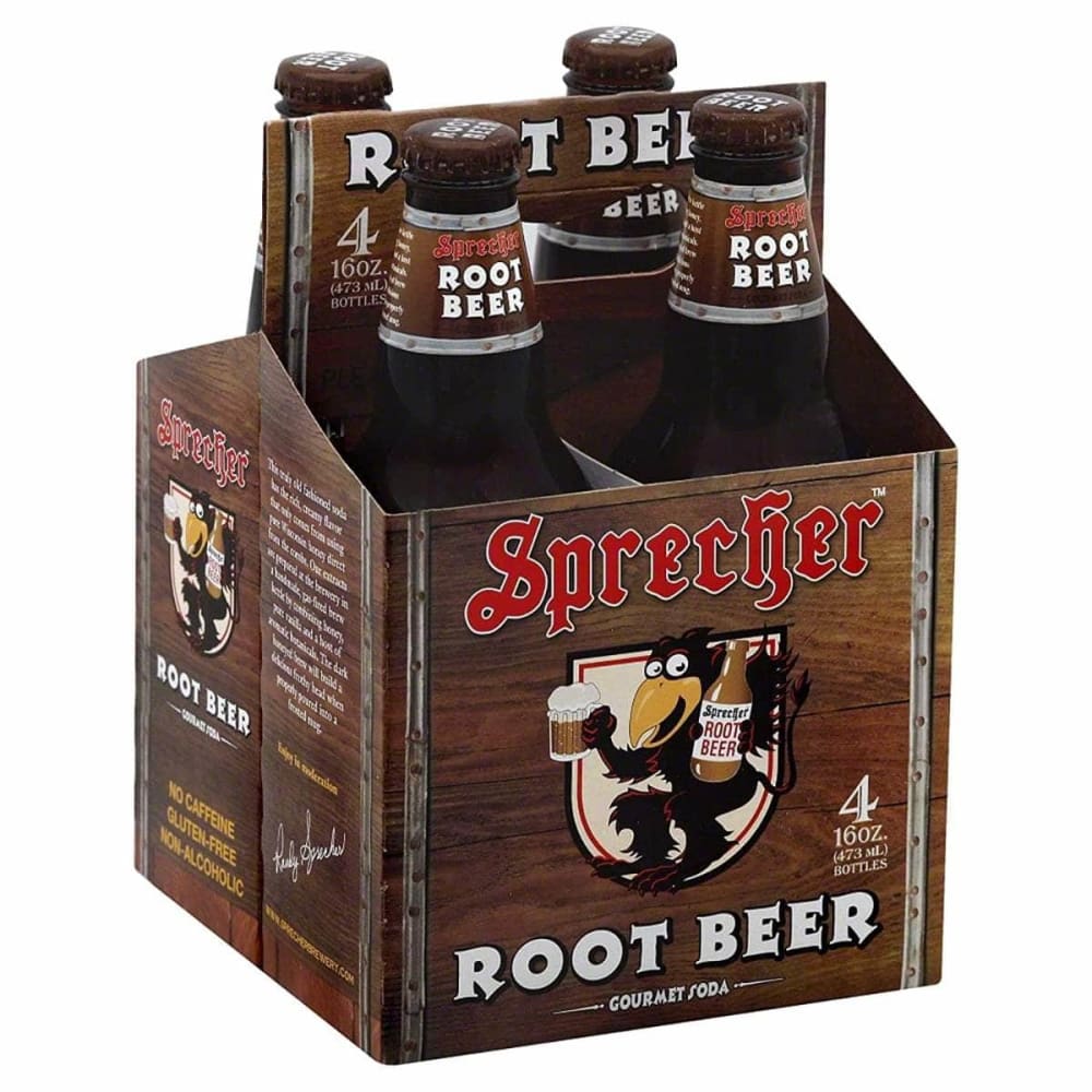 SPRECHER SPRECHER Soda Root Beer 4Pk, 64 fo