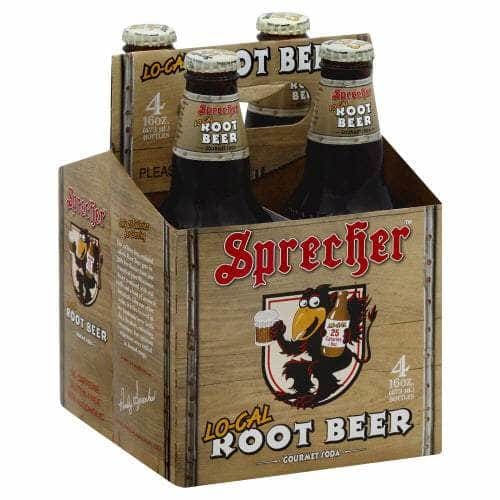 SPRECHER SPRECHER Soda Root Beer Low Cal 4Pk, 64 fo