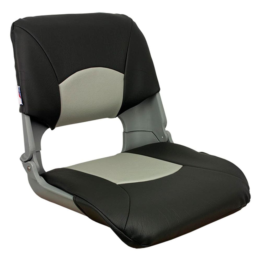 Springfield Skipper Standard Seat Fold Down - Black/ Charcoal - Boat Outfitting | Seating - Springfield Marine