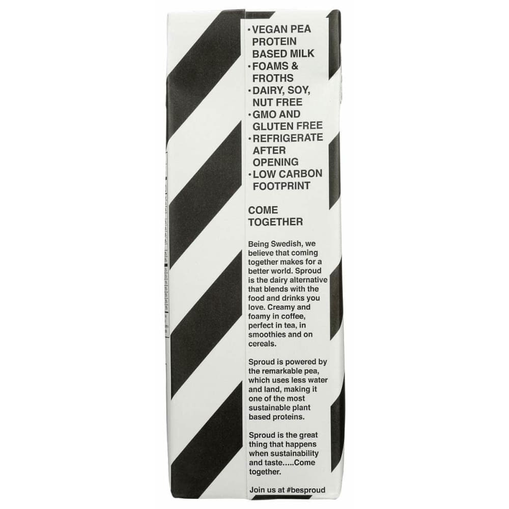 SPROUD Grocery > Beverages > Milk & Milk Substitutes SPROUD: Milk Pea Original, 33.8 fo