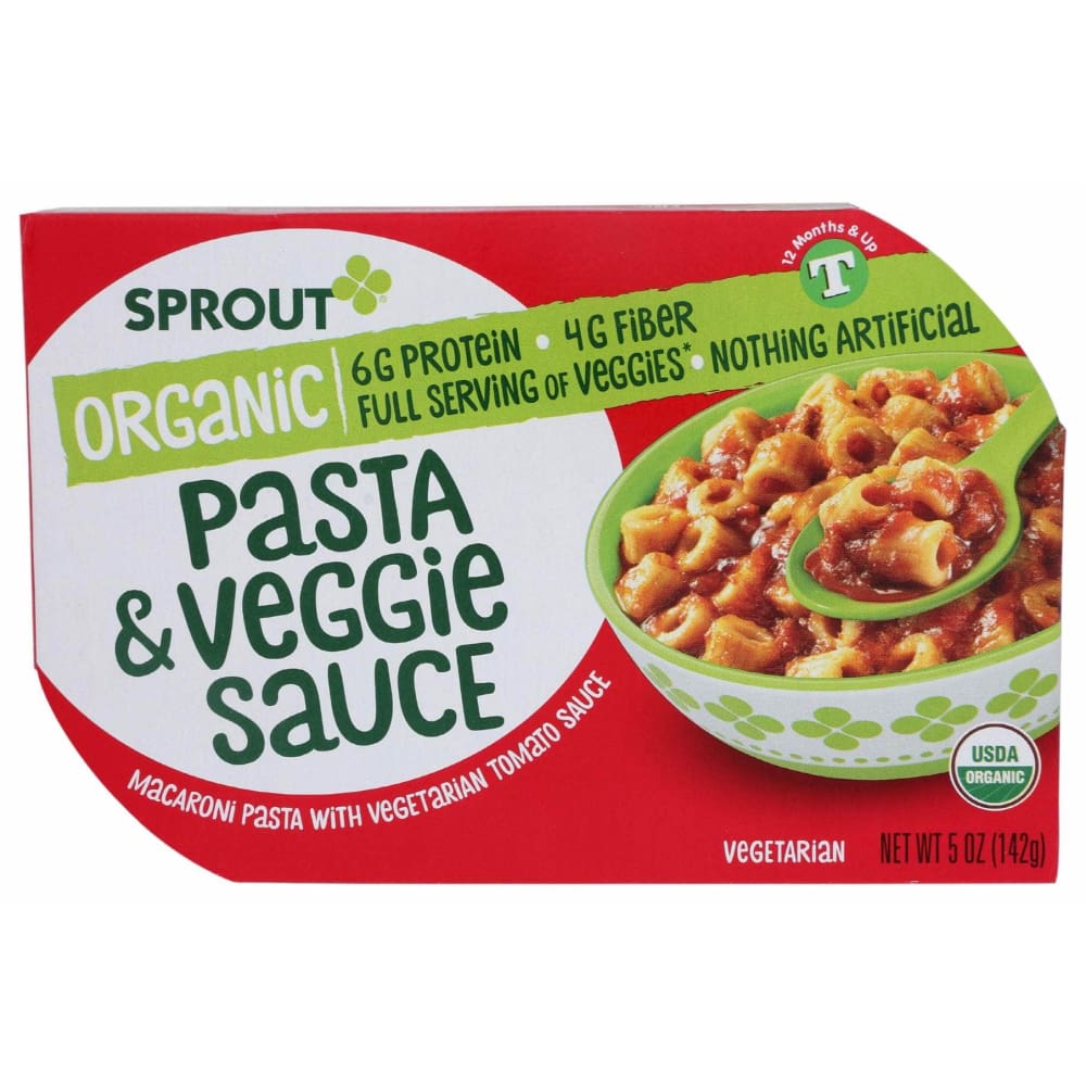 SPROUT SPROUT Meal Toddler Psta Veg Sce, 5 oz